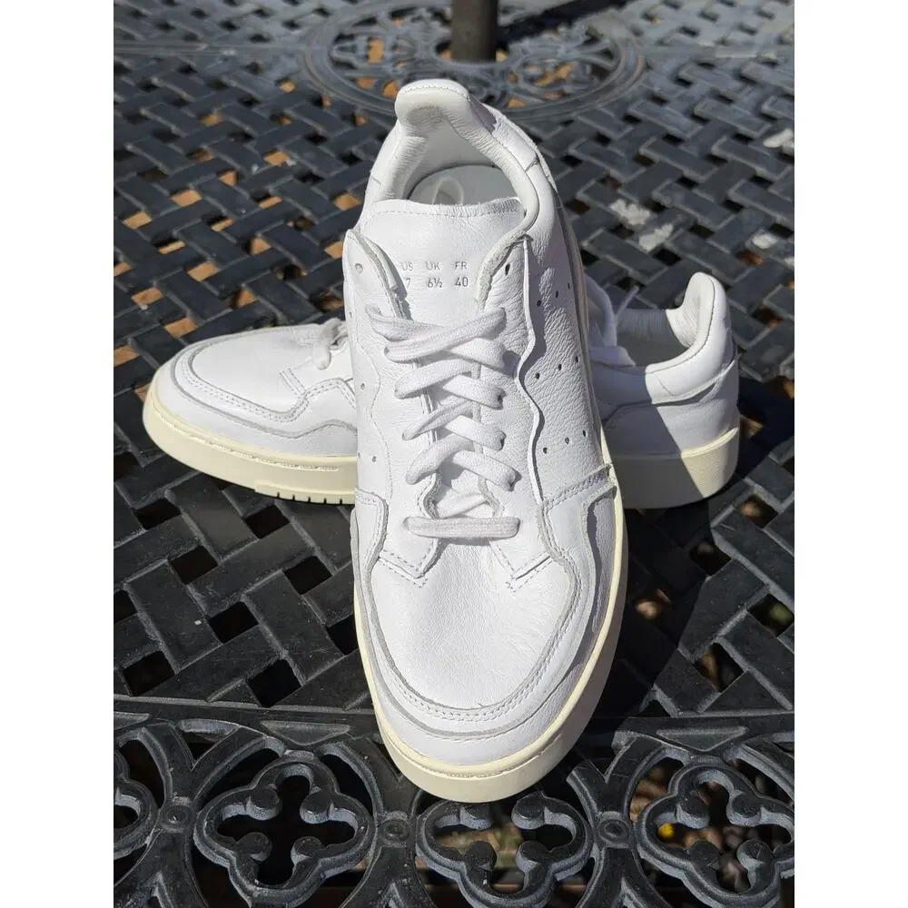 Adidas Men’s Super Court Off White Rare Luxe Classics Size 7 EE6325 NWOT